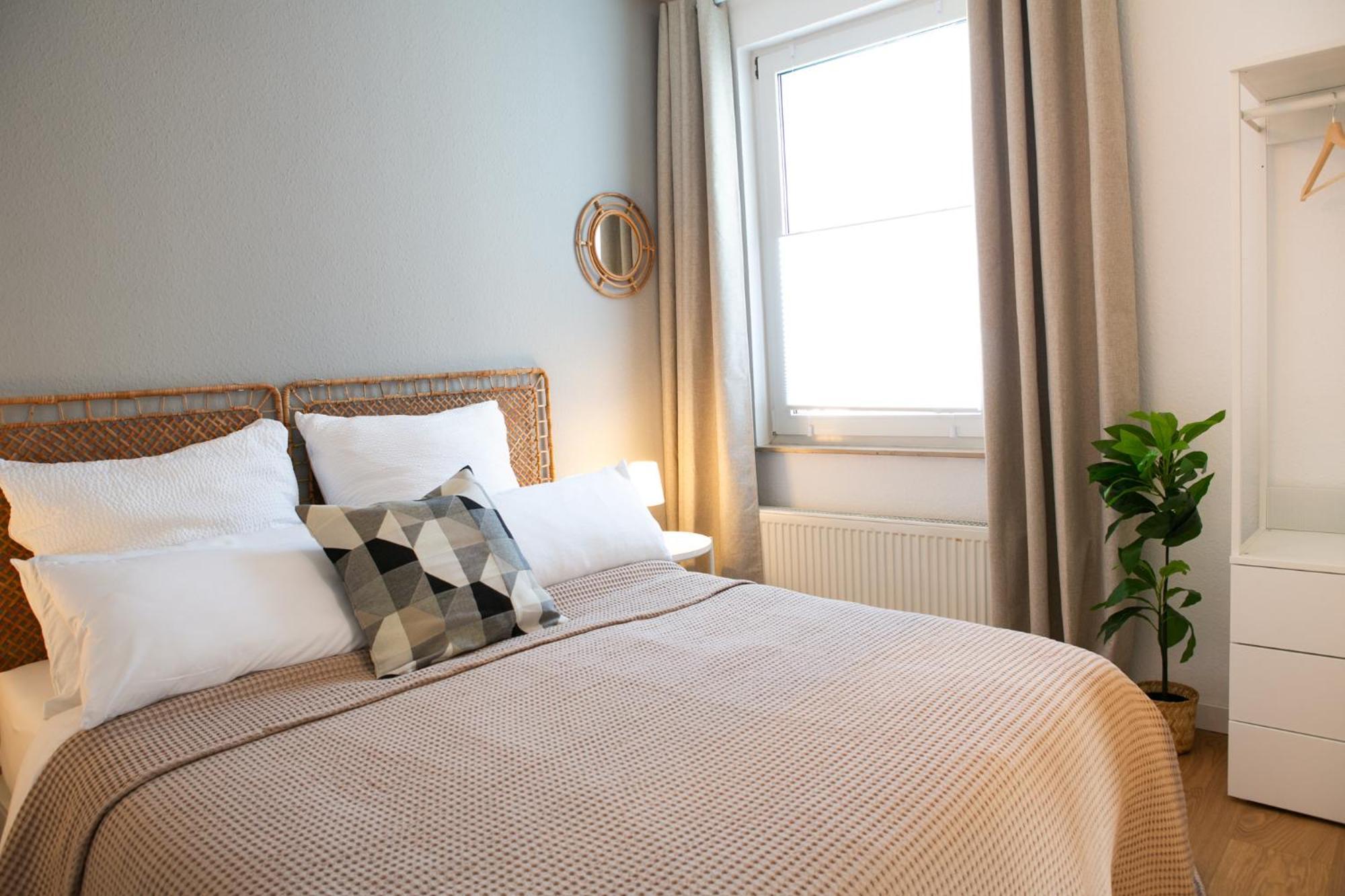 לייפציג 2 Zimmer, Bett Und Schlafsofa, Balkon, Waschmaschine L מראה חיצוני תמונה