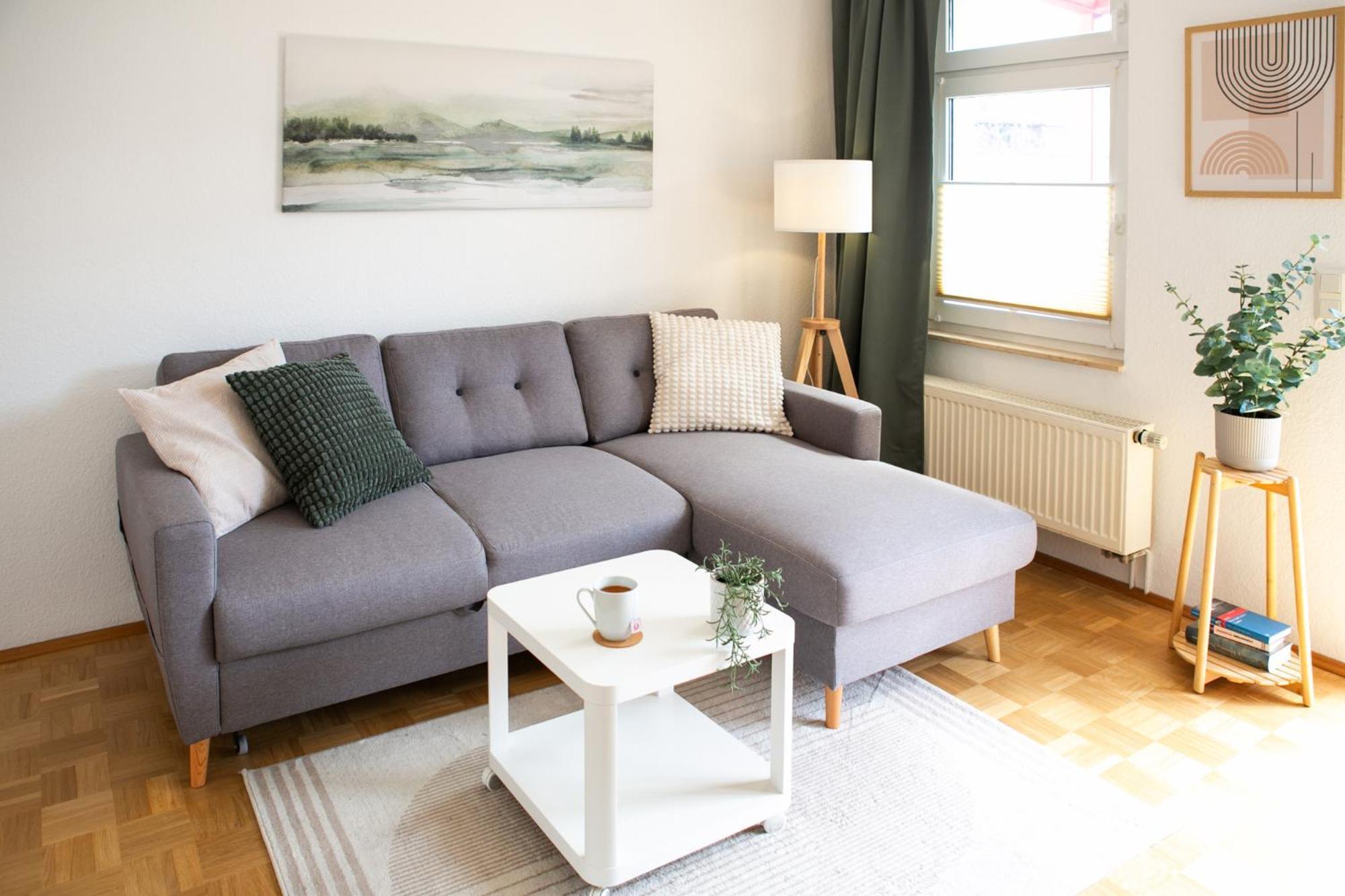 לייפציג 2 Zimmer, Bett Und Schlafsofa, Balkon, Waschmaschine L מראה חיצוני תמונה