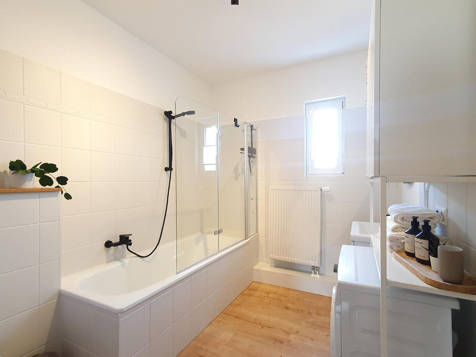 לייפציג 2 Zimmer, Bett Und Schlafsofa, Balkon, Waschmaschine L מראה חיצוני תמונה
